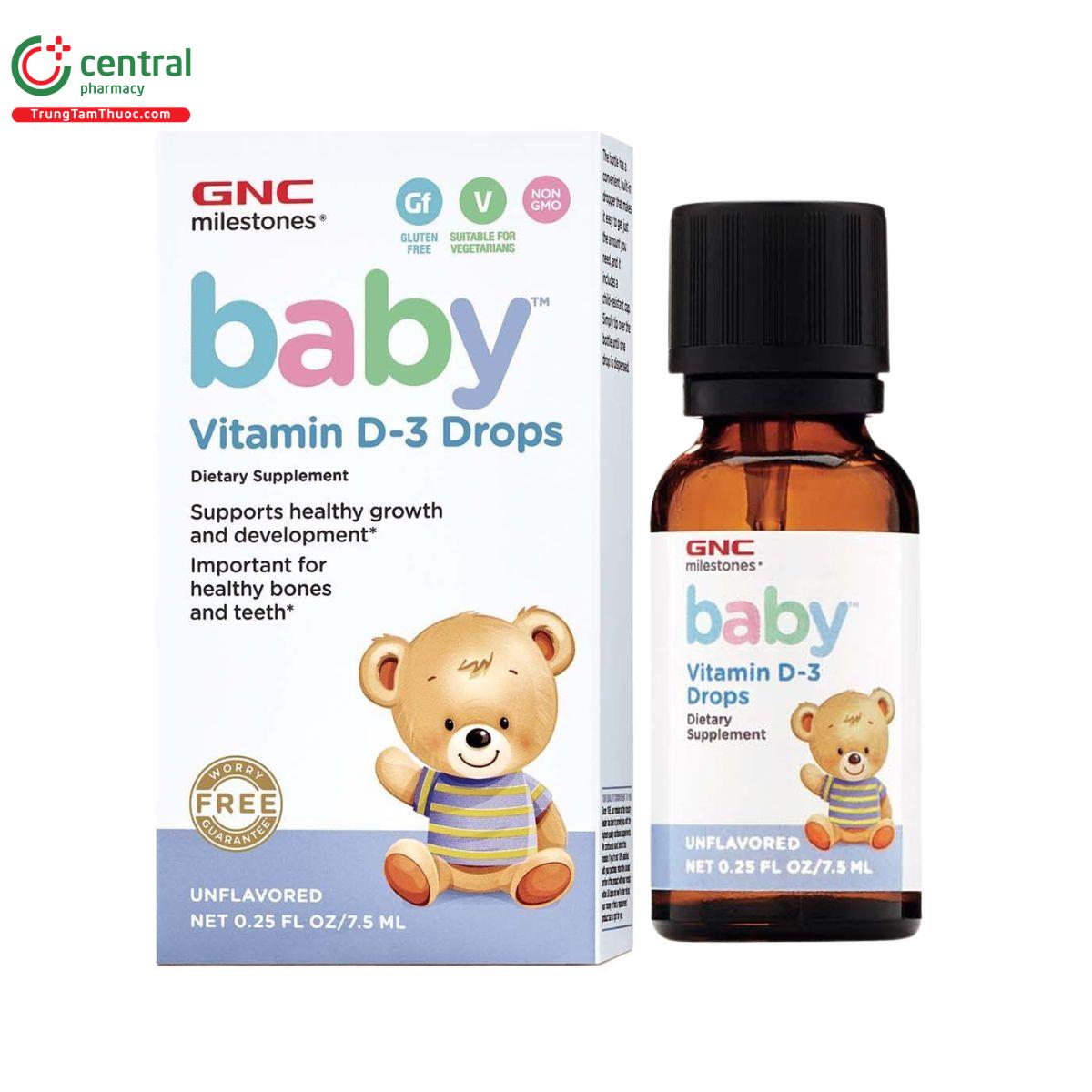 baby vitamin d 3 drops gnc milestones D1108