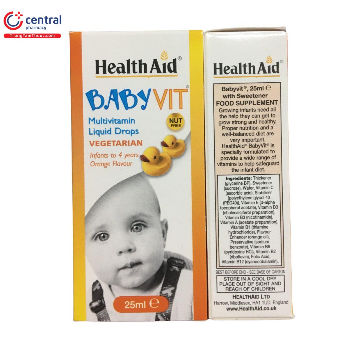 babyvit liquid drops 12 Q6376