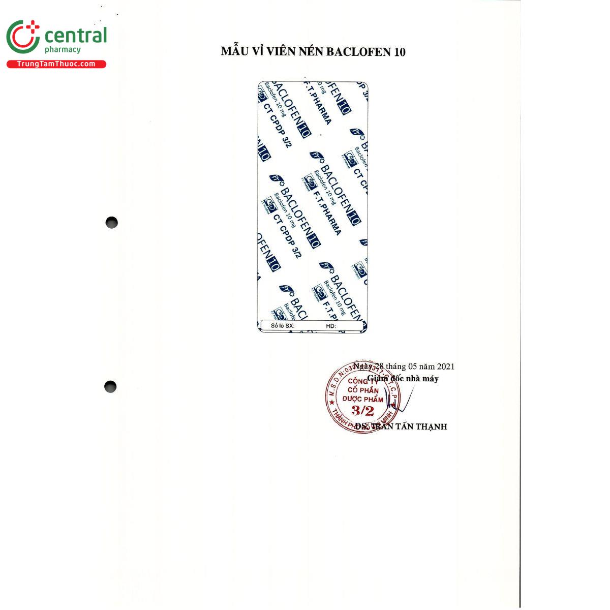 baclofen 10 3 Q6070 baclofen 10 3 Q6070