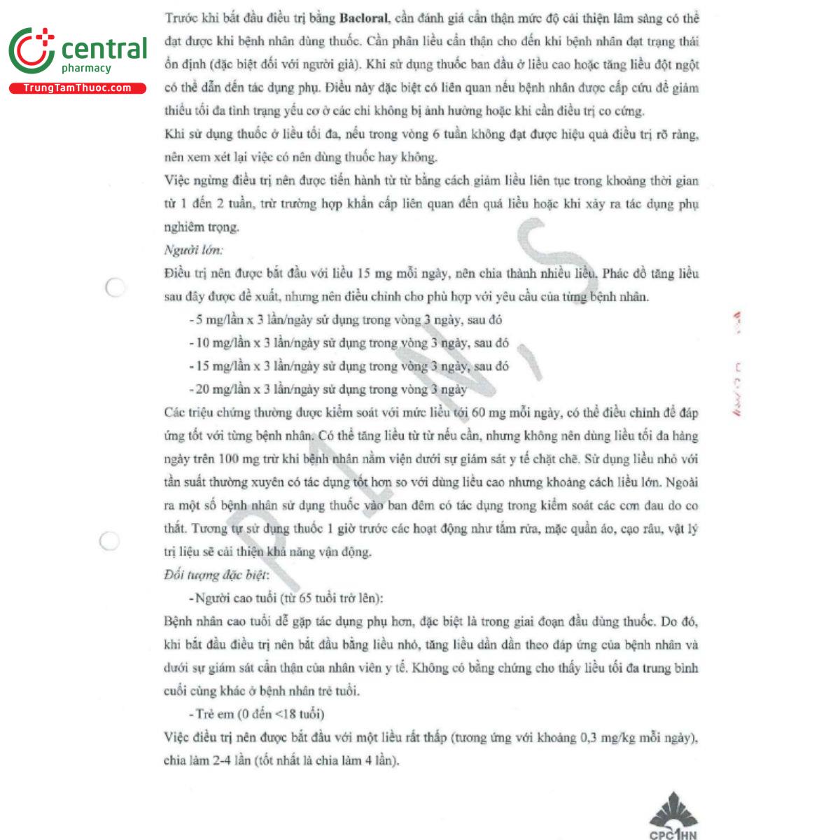 bacloral 1mg 4 H3202