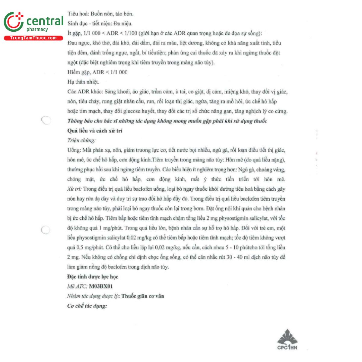 bacloral 1mg 8 I3508