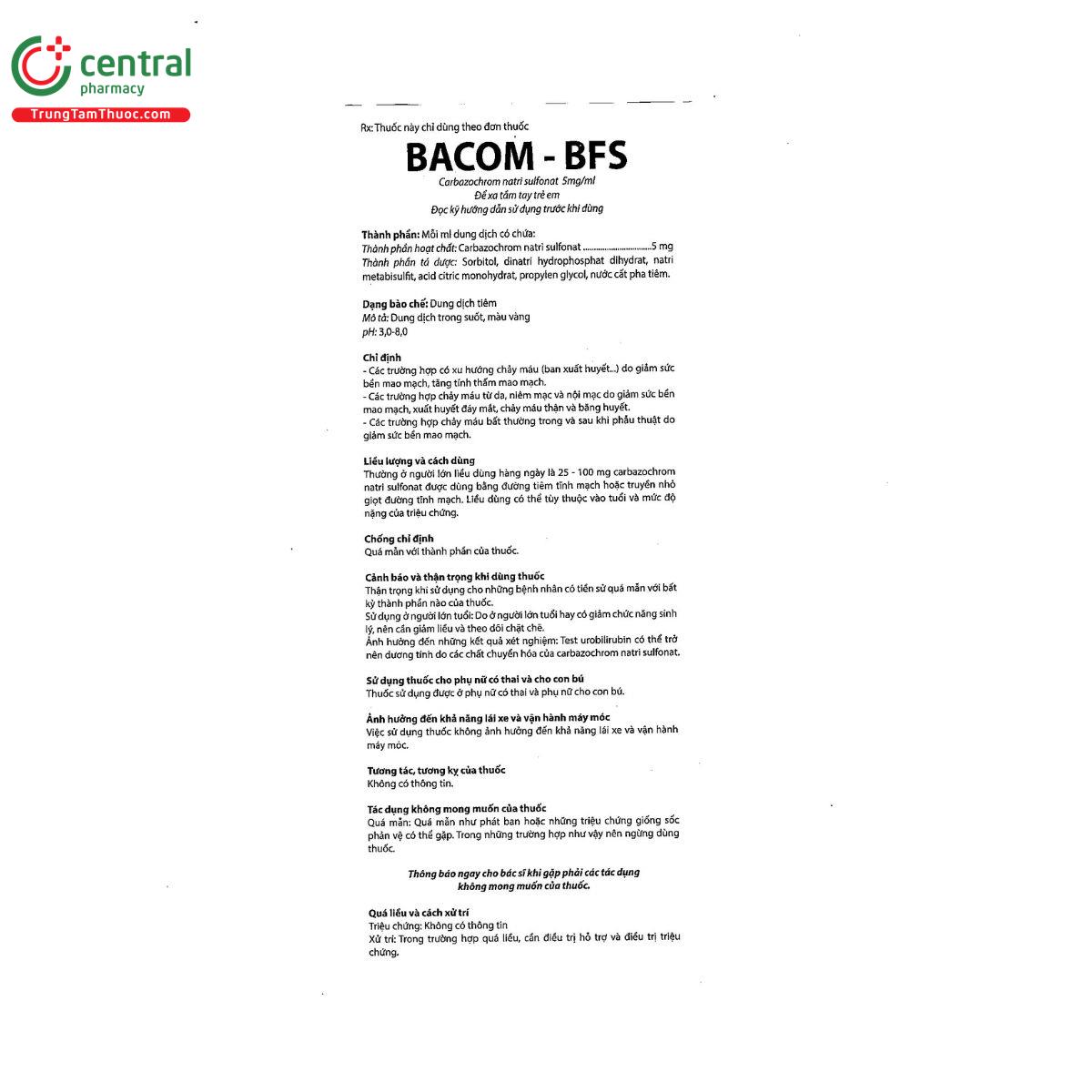 bacom bfs 4 Q6164 bacom bfs 4 Q6164