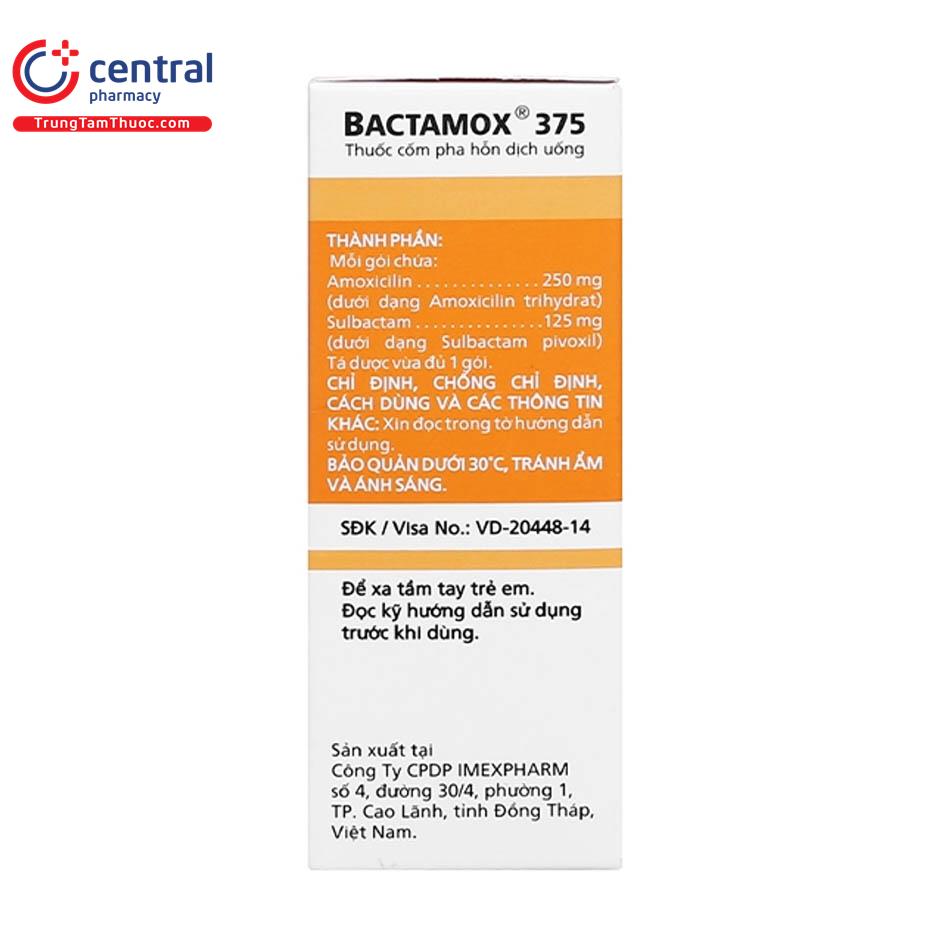 bactamox 375 8 A0718