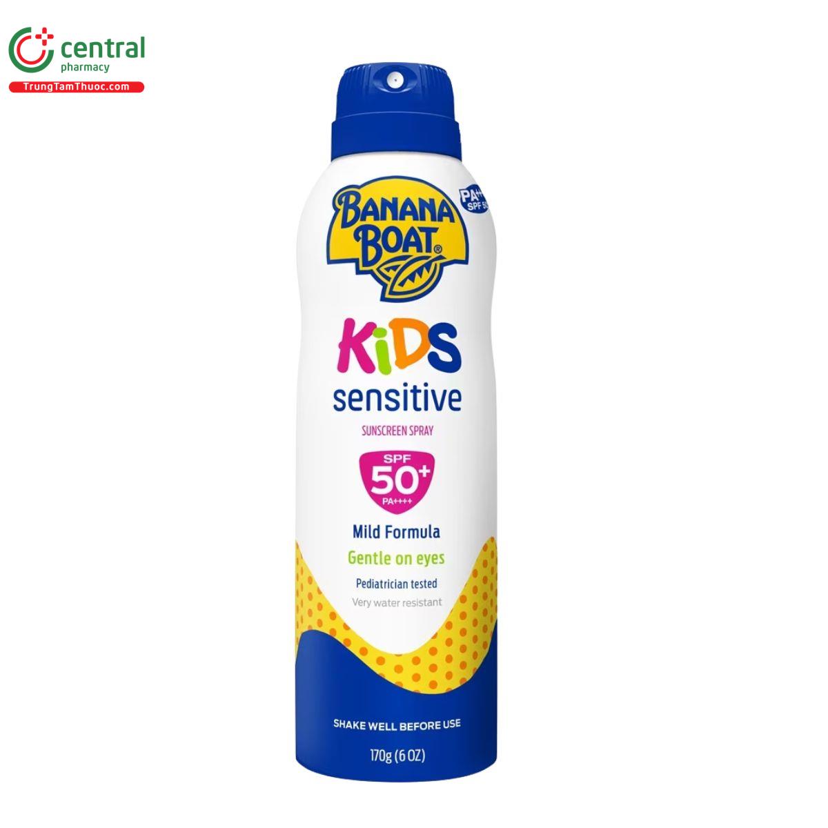 banana boat kids sensitive sunscreen spray spf50 pa 2 B0824 banana boat kids sensitive sunscreen spray spf50 pa 2 B0824