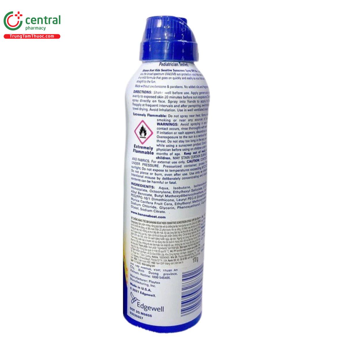 banana boat kids sensitive sunscreen spray spf50 pa 4 B0888 banana boat kids sensitive sunscreen spray spf50 pa 4 B0888