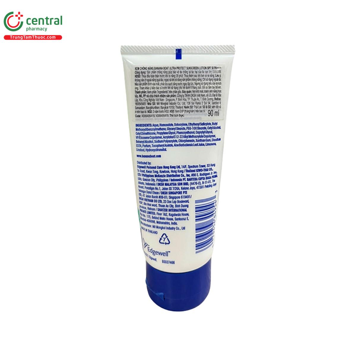 banana boat ultra protect sunscreen lotion spf 50 pa 4 M5883