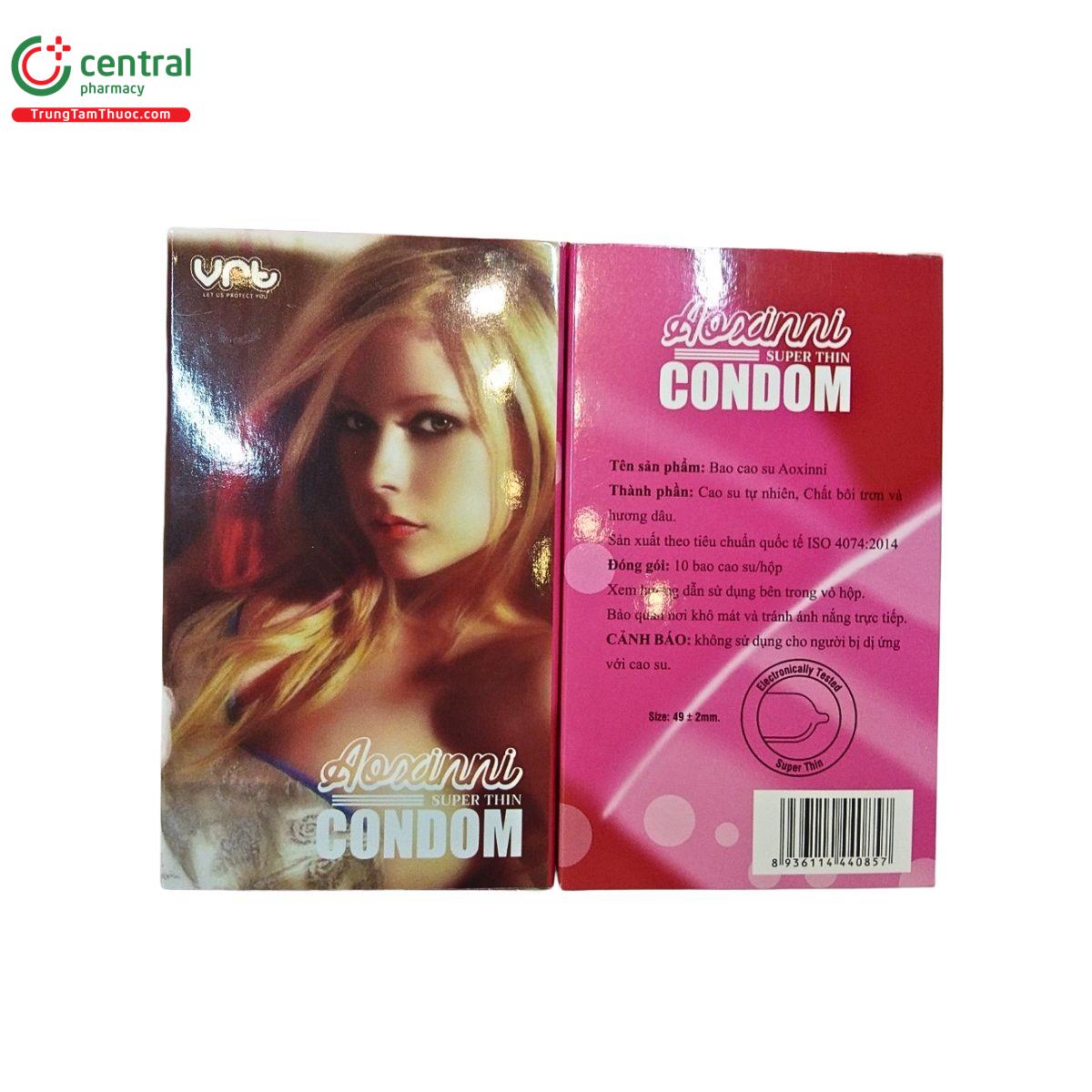 bao cao su aoxinni super thin condom 3 J4261