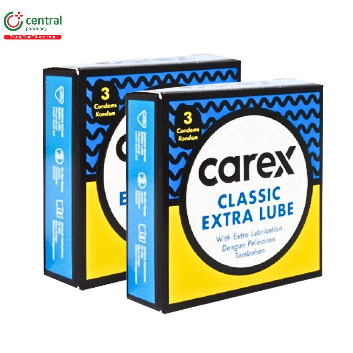 bao cao su carex classic extra lube 2 I3164