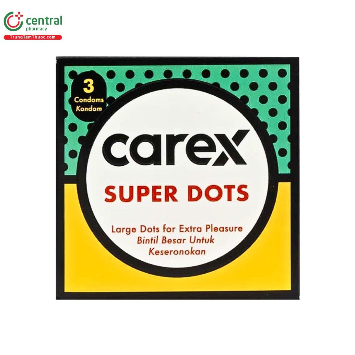 bao cao su carex super dots 1 E1027