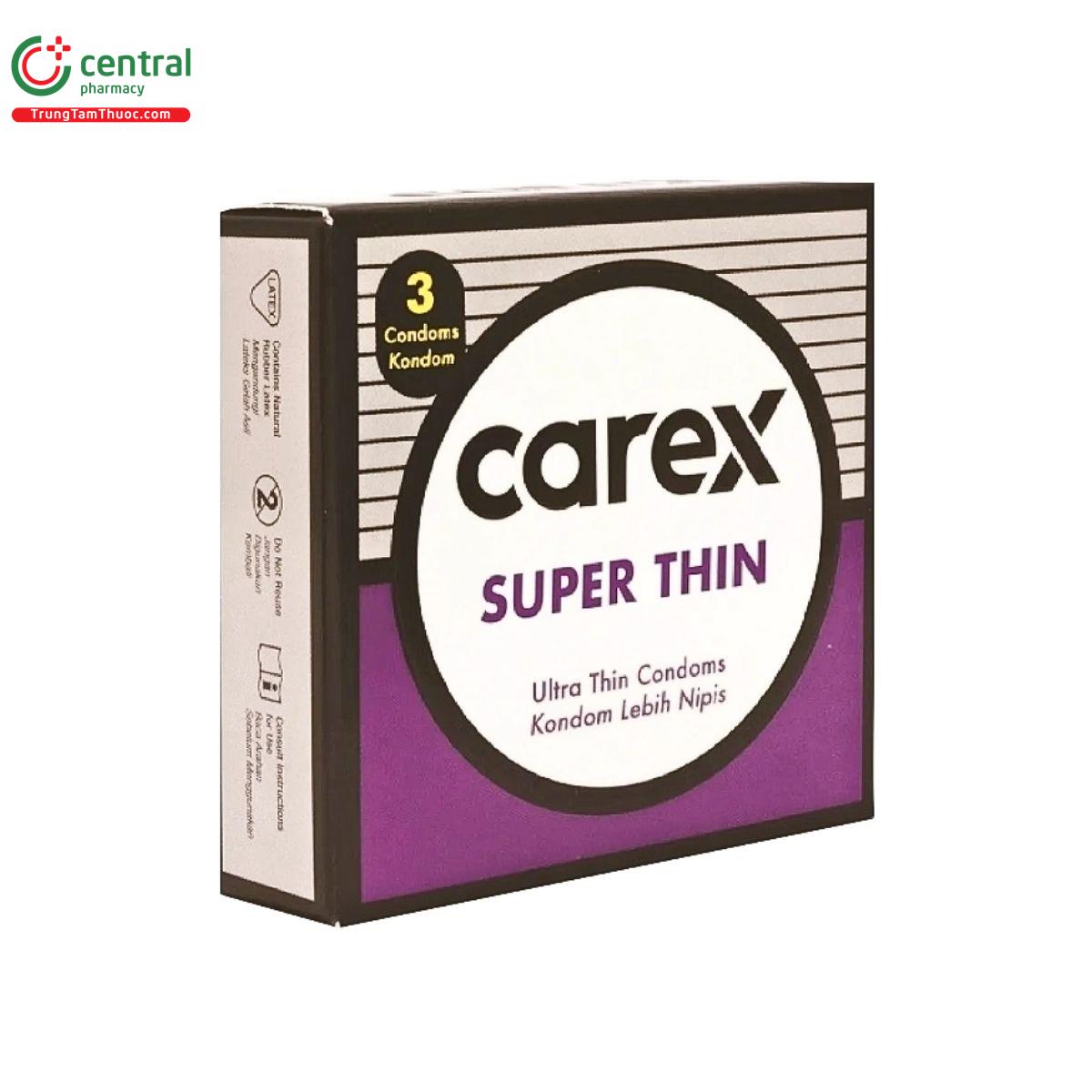 bao cao su carex super thin 1 H3015