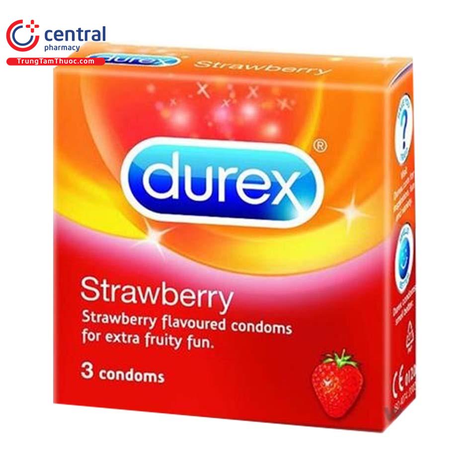 bao cao su durex strawberry 2 O6084