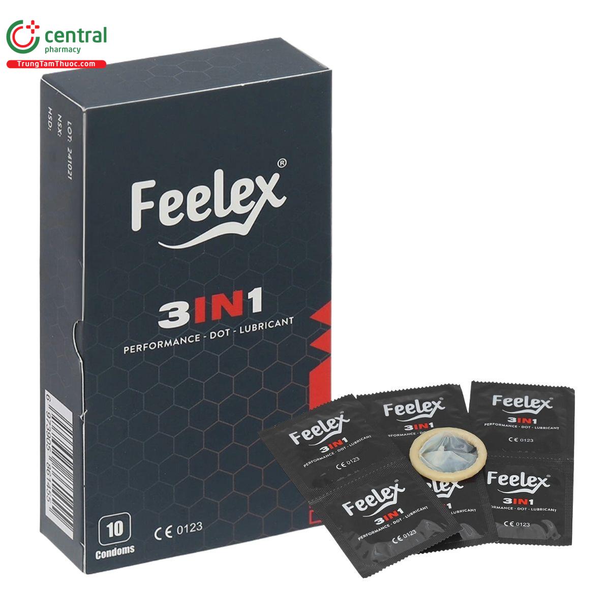 bao cao su feelex 3in1 1 M5887