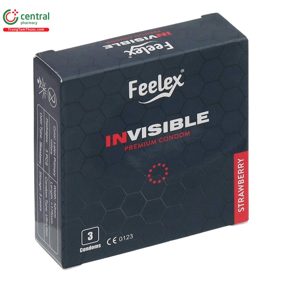 bao cao su feelex invisible huong dau 2 O5222