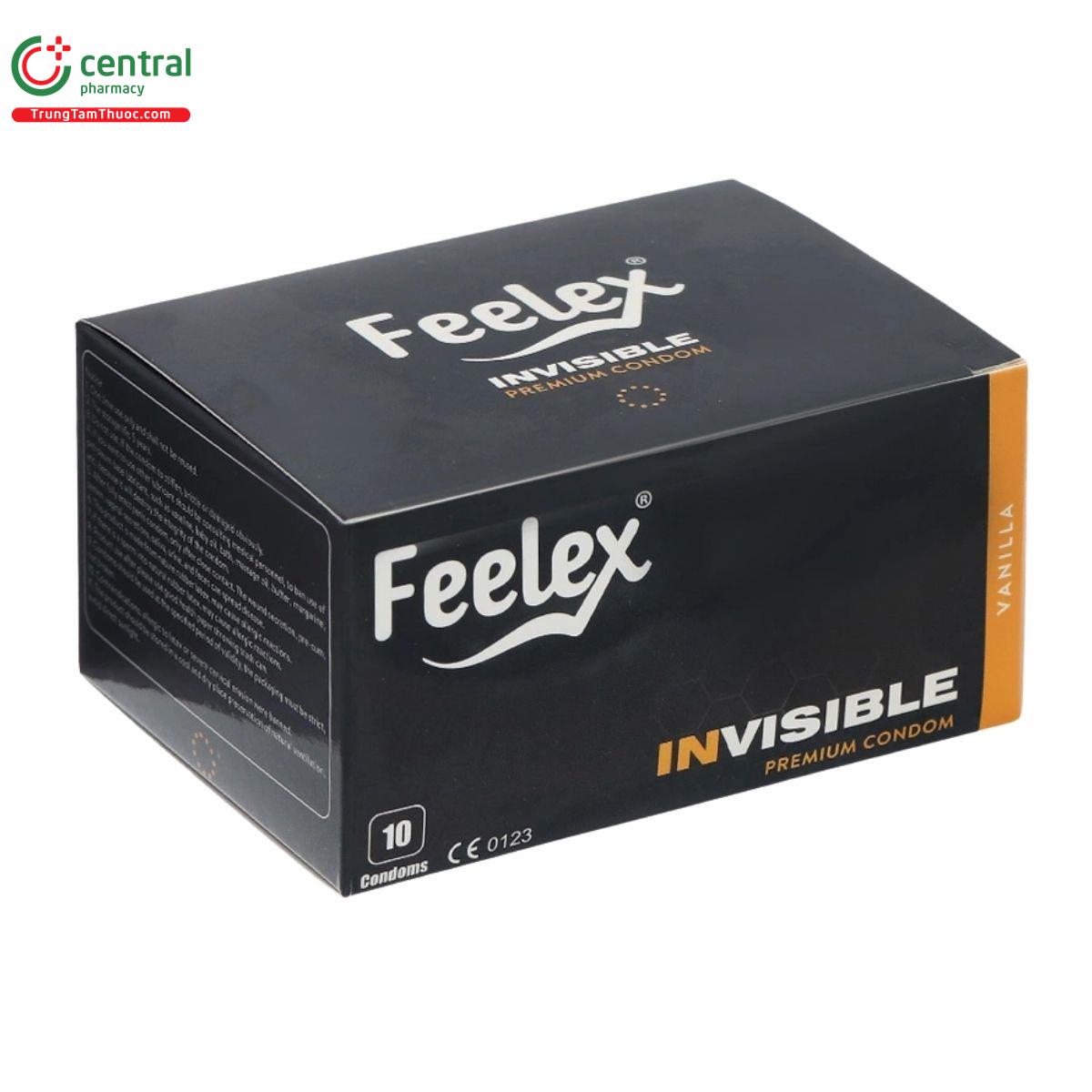 bao cao su feelex invisible huong vanilla 10 V8855