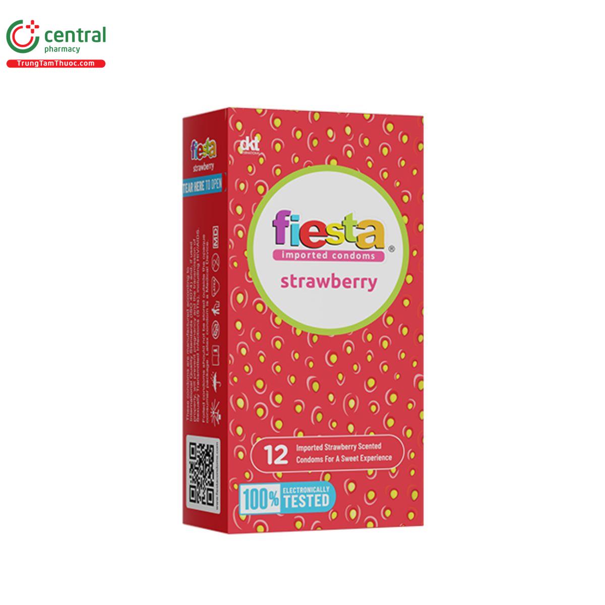 bao cao su fiesta strawberry 2 U8184 bao cao su fiesta strawberry 2 U8184