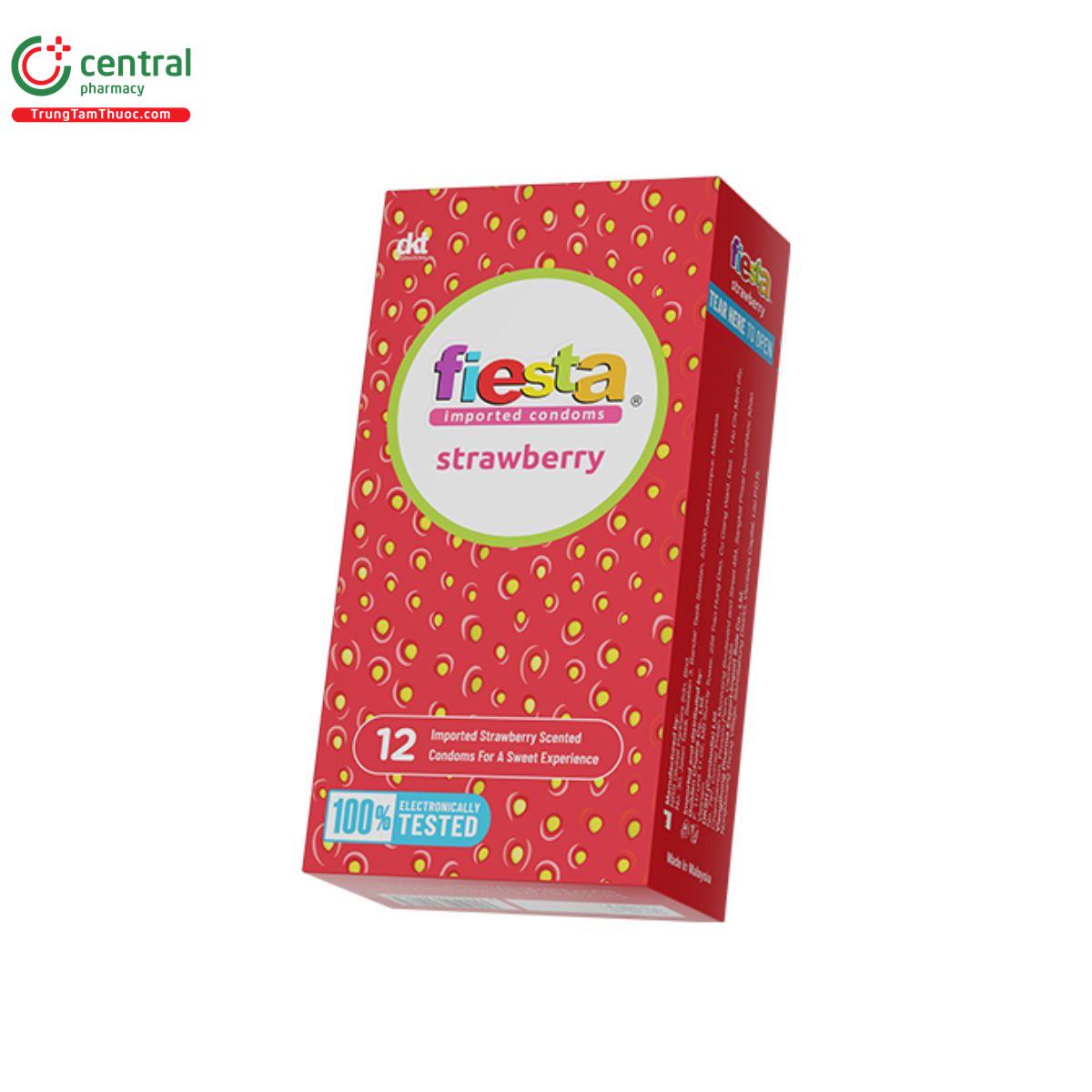bao cao su fiesta strawberry 4 D1744 bao cao su fiesta strawberry 4 D1744