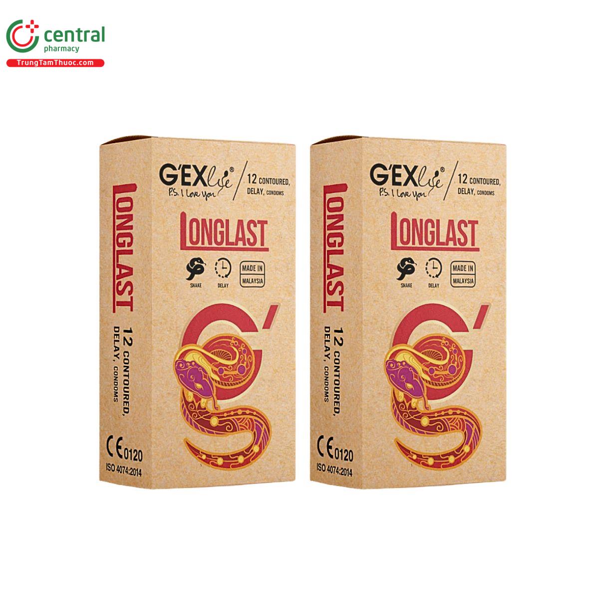 bao cao su gexlife longlast 2 J4732