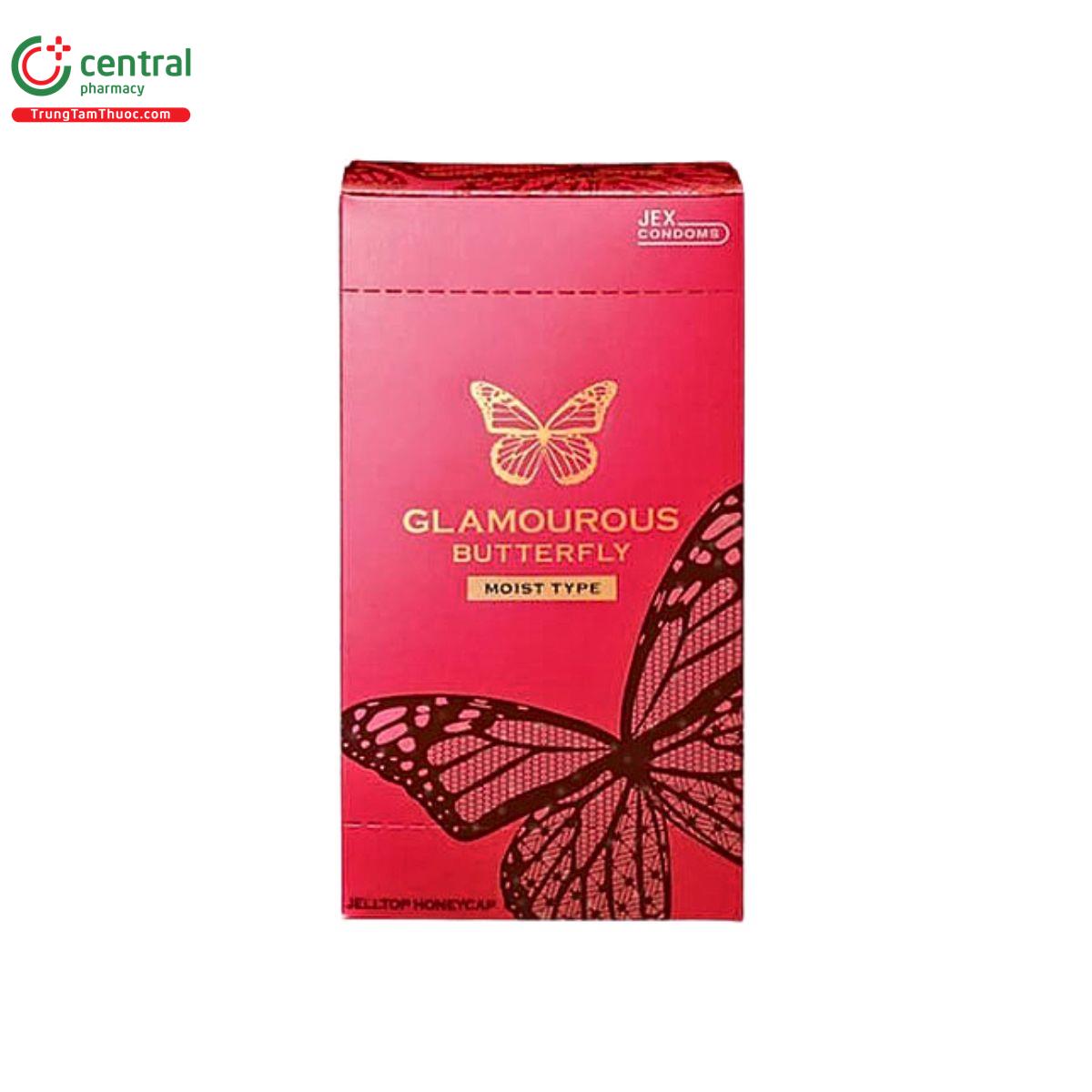 bao cao su glamourous butterfly moist type jex 2 O5318