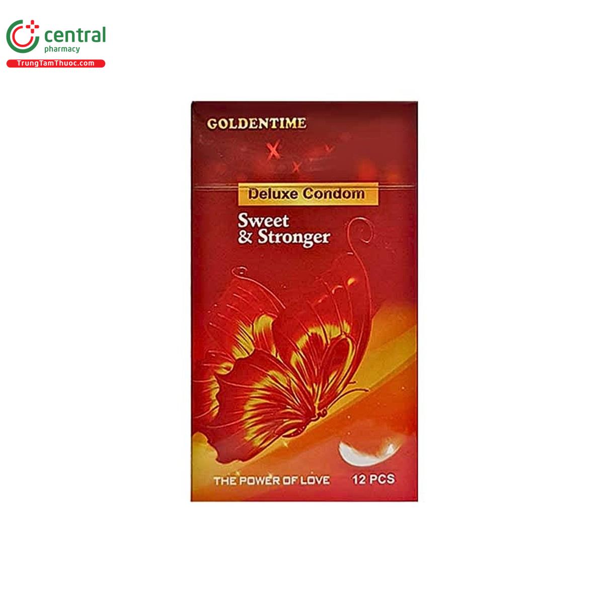 bao cao su goldentime sweet stronger buom do 1 V8308