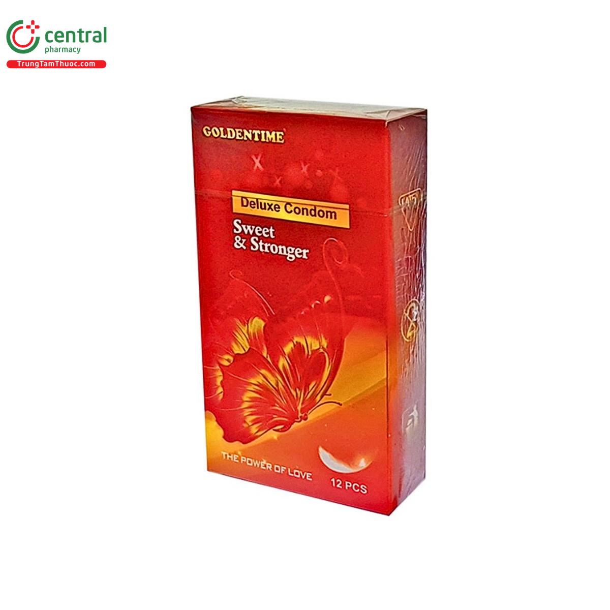 bao cao su goldentime sweet stronger buom do 2 F2035