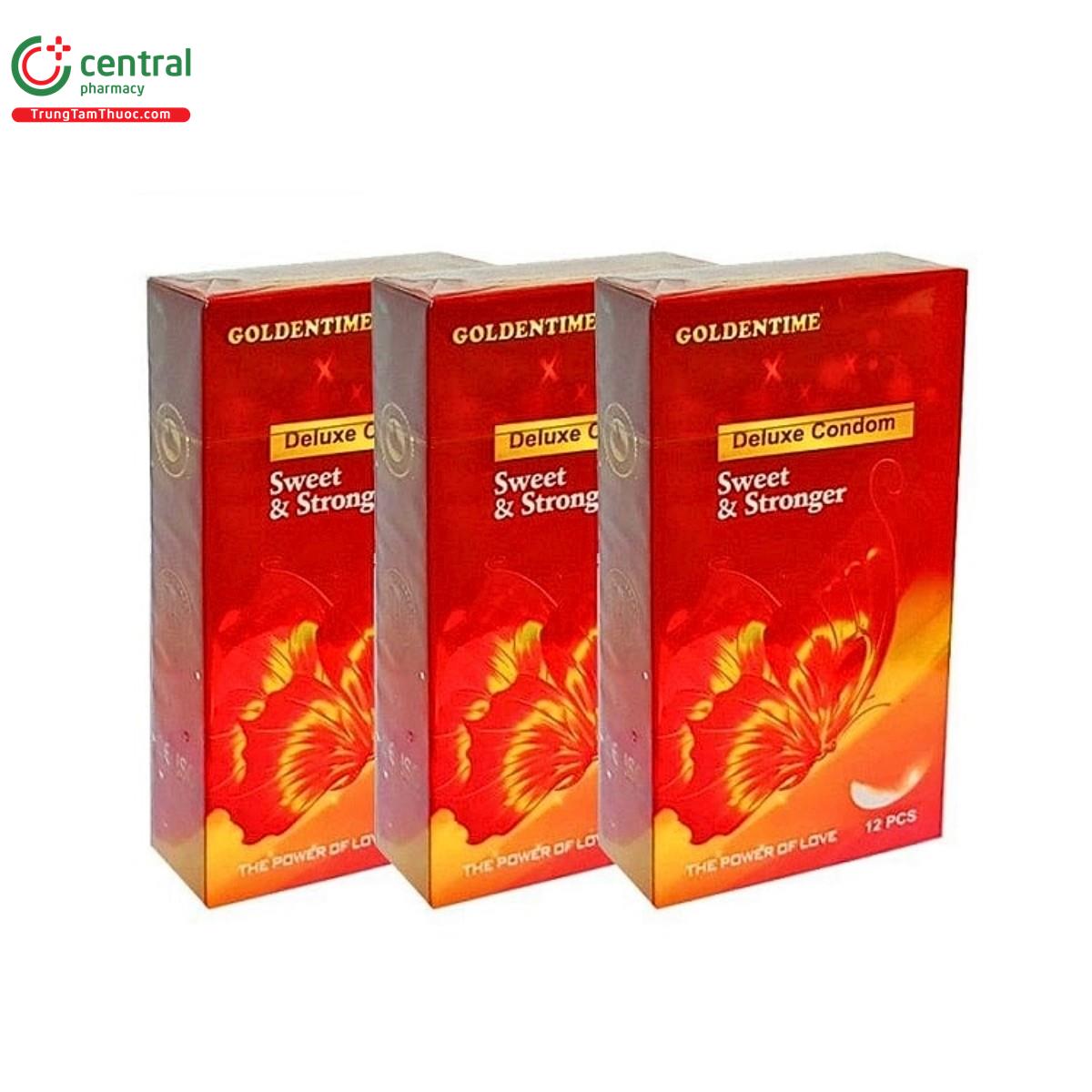 bao cao su goldentime sweet stronger buom do 5 H2615