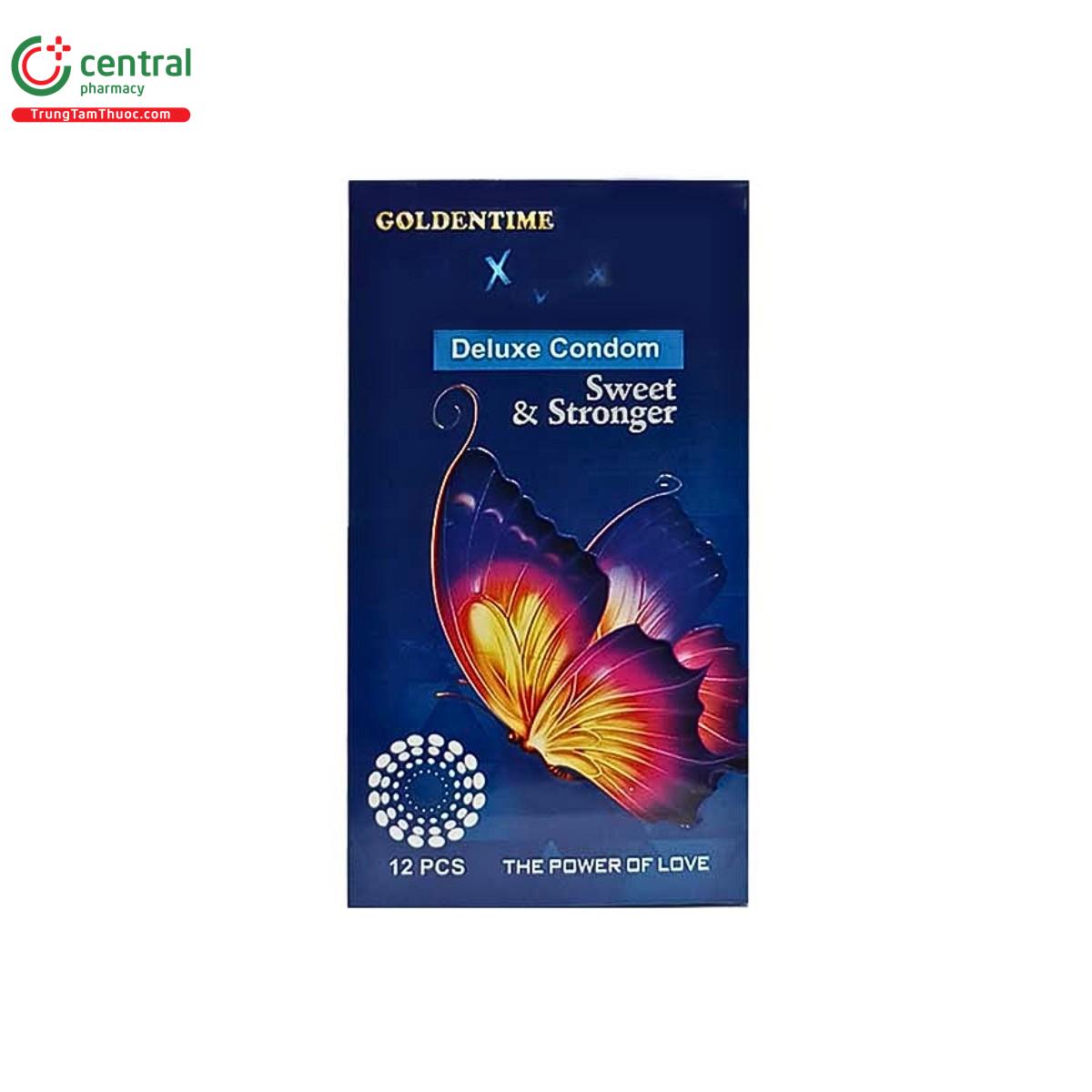 bao cao su goldentime sweet stronger buom xanh 1 M5304