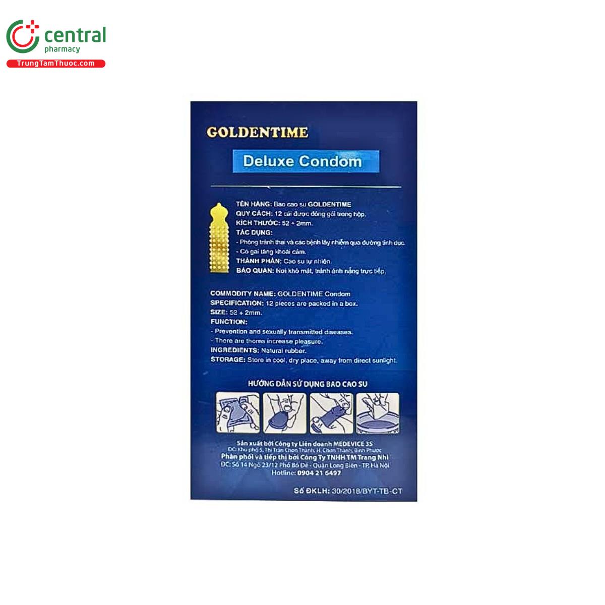 bao cao su goldentime sweet stronger buom xanh 3 A0502
