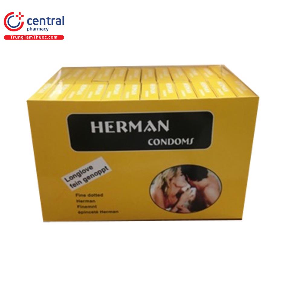 bao cao su herman condoms vang 2 F2577