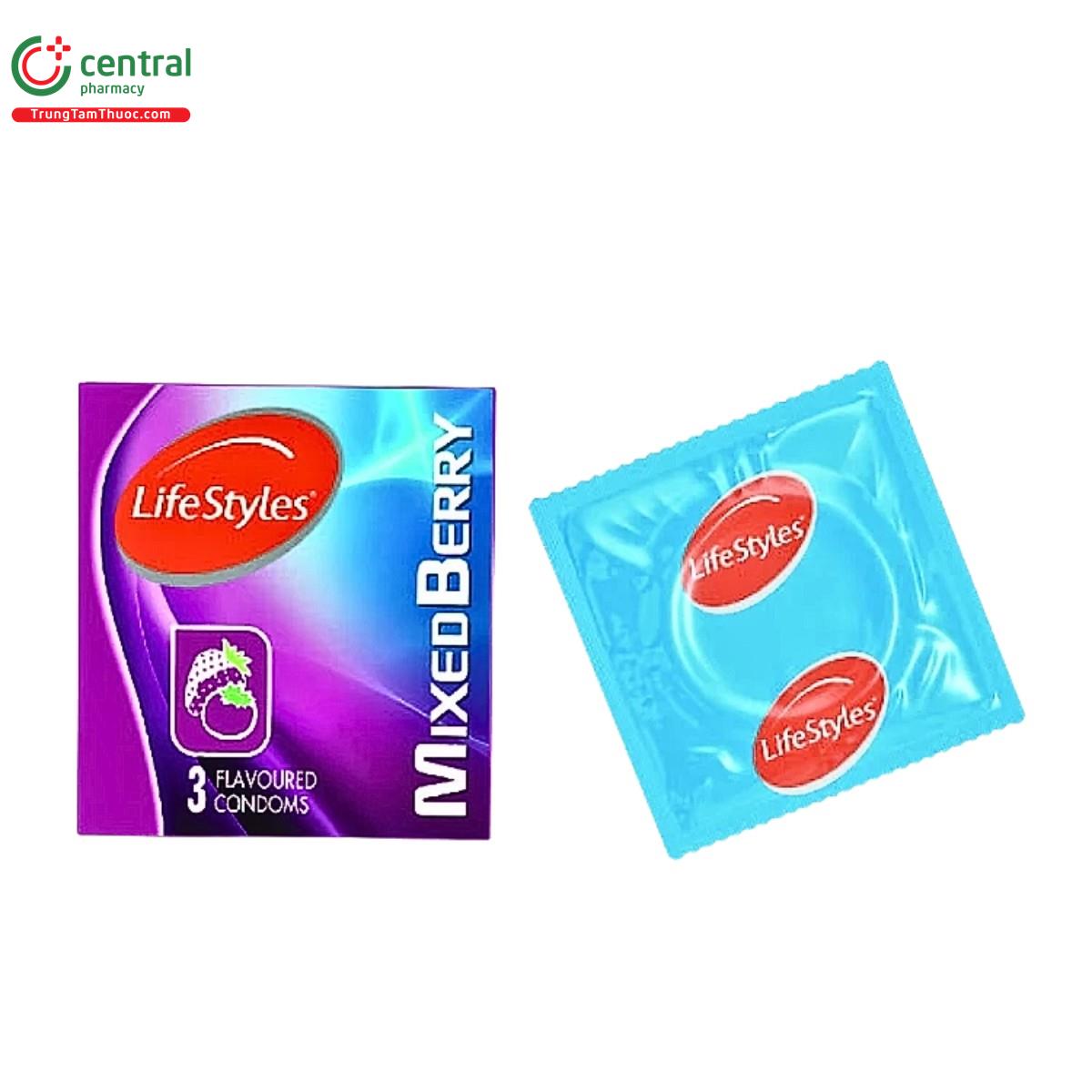 bao cao su lifestyles mixed berry 3 N5563