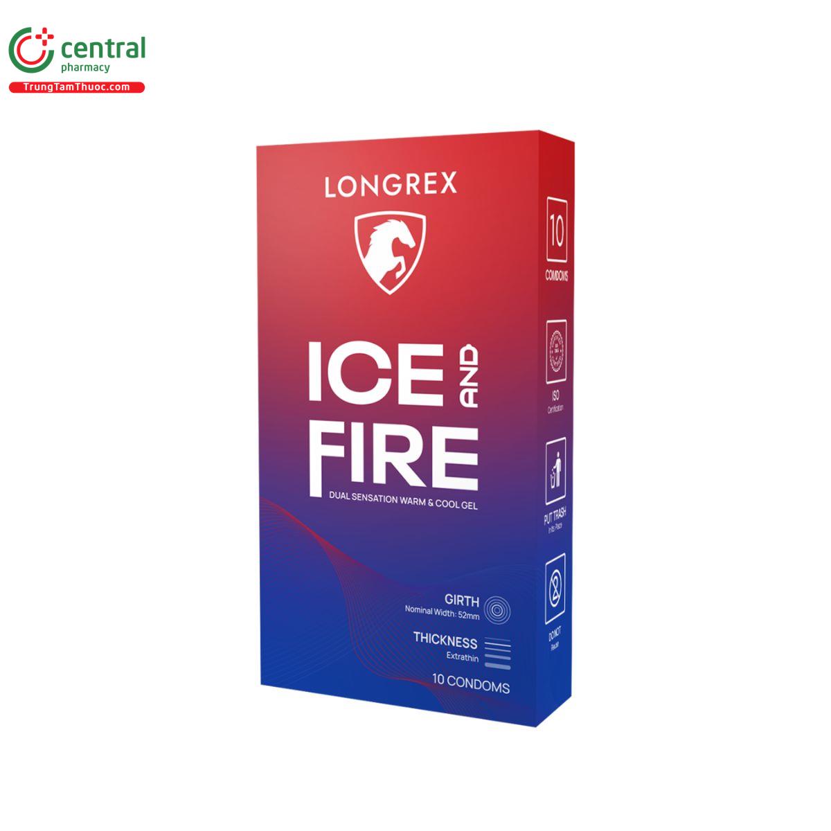 bao cao su longrex ice and fire 4 D1571