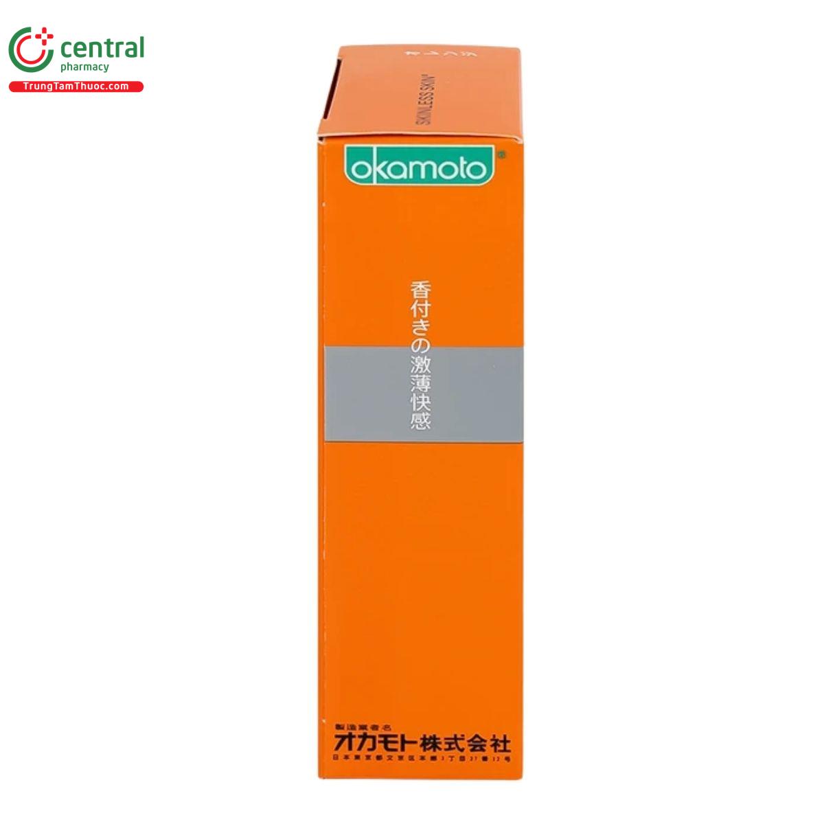 bao cao su okamoto skinless skin orange 5 D1161