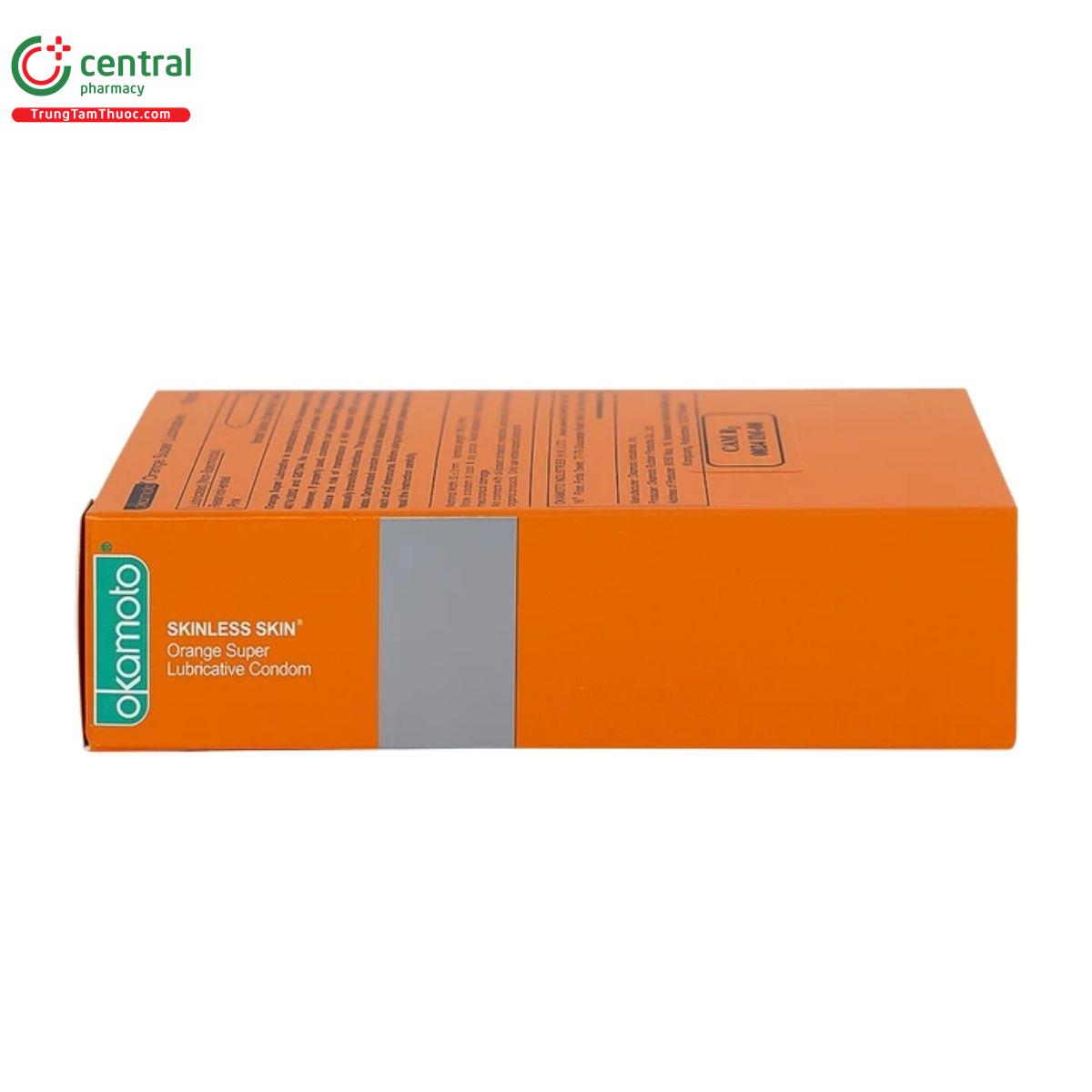 bao cao su okamoto skinless skin orange 6 L4610