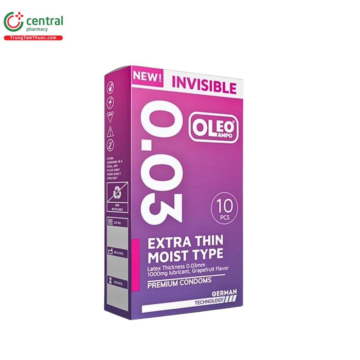 bao cao su oleo invisible extra thin 0 03 1 B0770 bao cao su oleo invisible extra thin 0 03 1 B0770