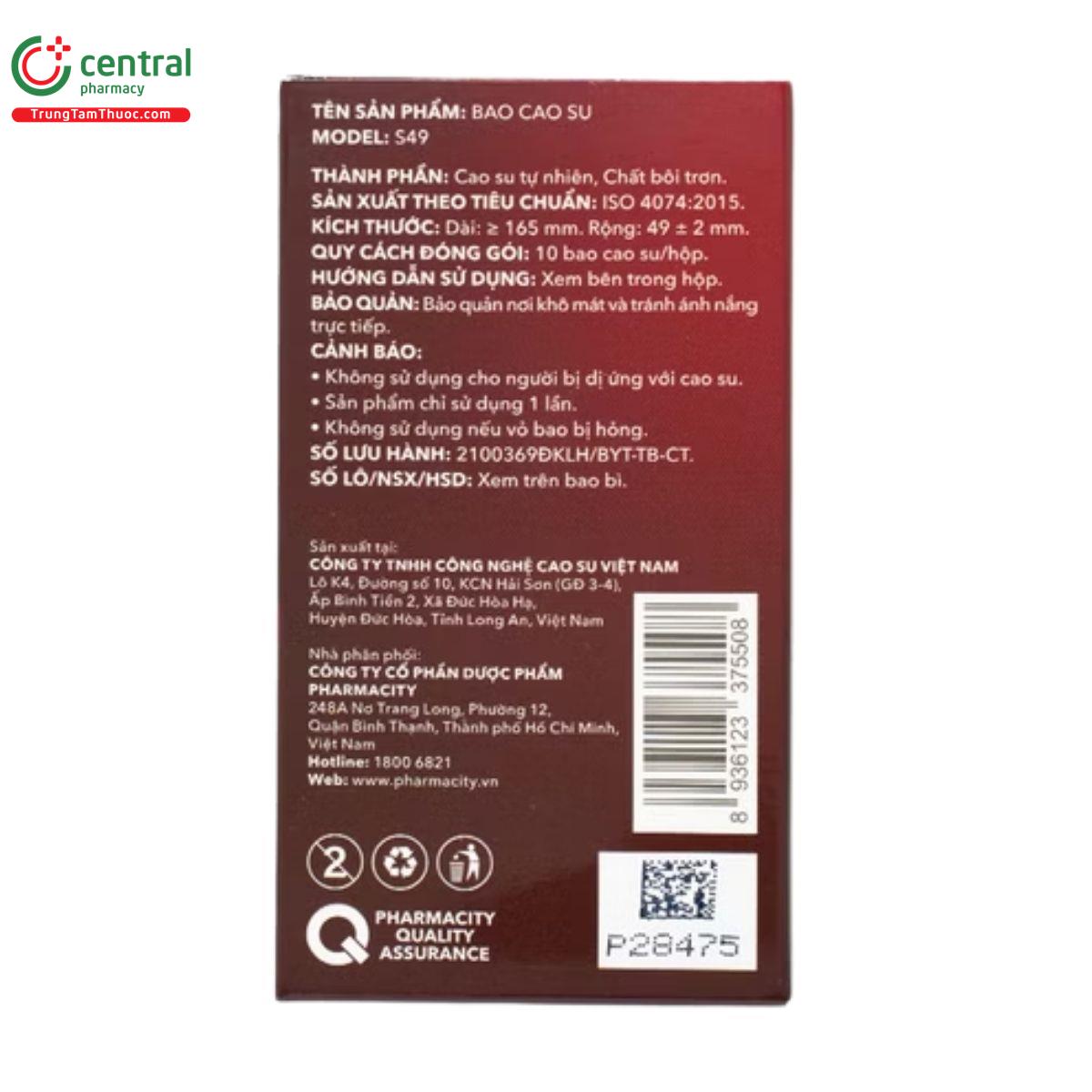 bao cao su pharmacity easy fit 5 A0755