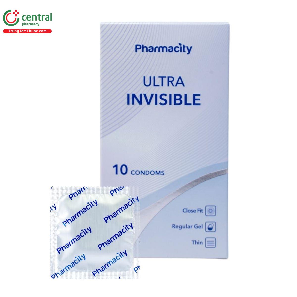 bao cao su pharmacity ultra invisible 1 N5583