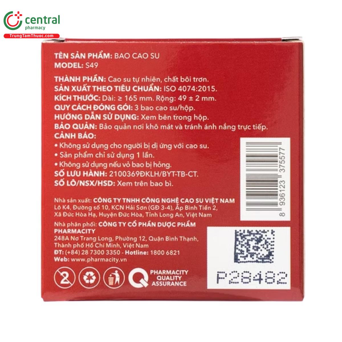 bao cao su pharmacity ultra invisible strawberry 5 O5471
