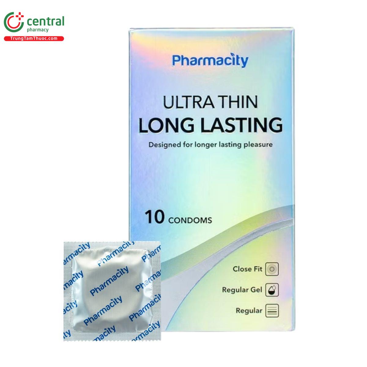 bao cao su pharmacity ultra thin long lasting 1 P6745