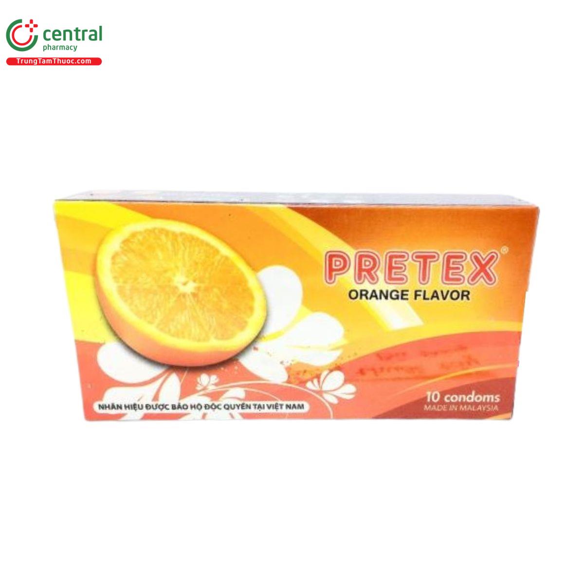 bao cao su pretex orange flavor 2 A0543