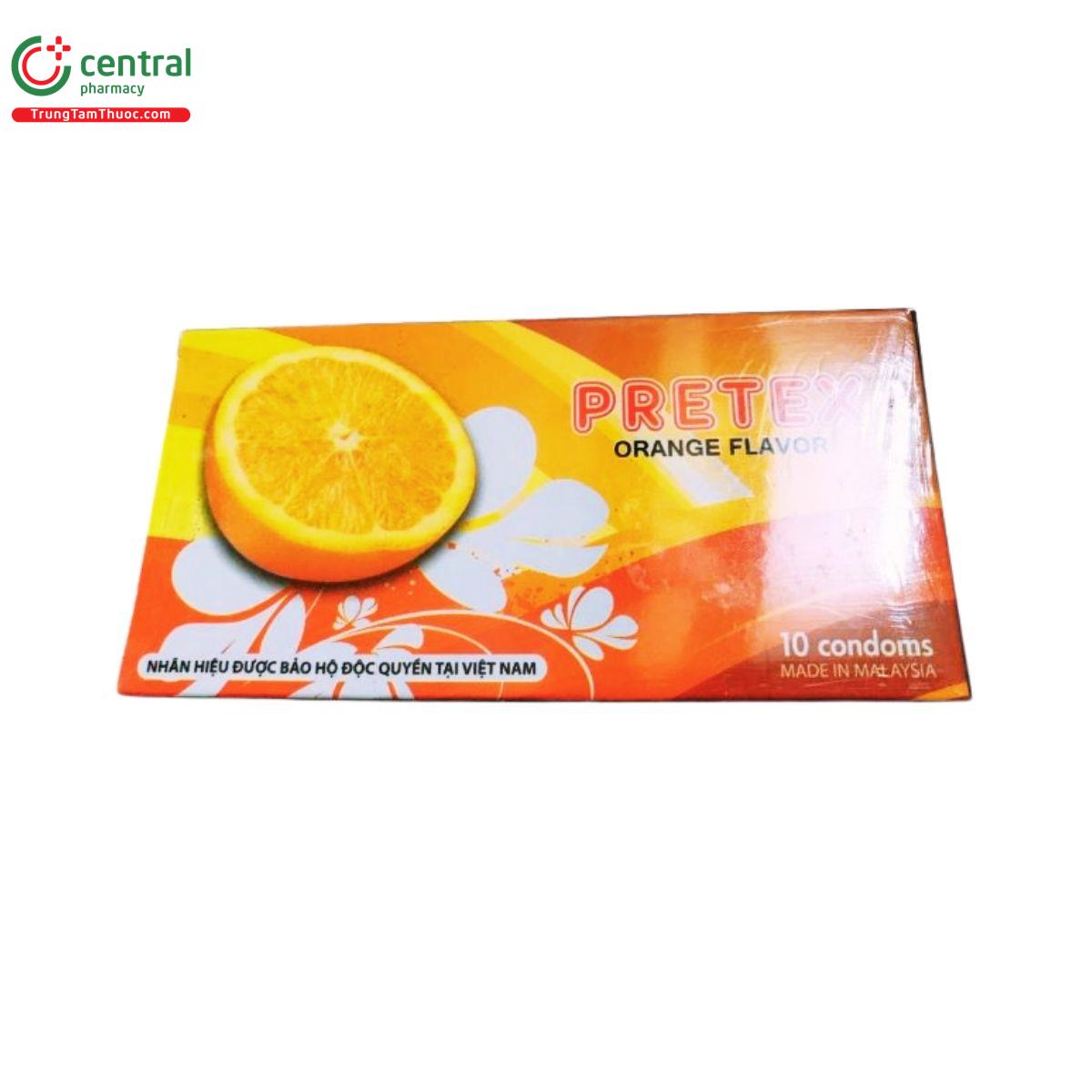 bao cao su pretex orange flavor 3 B0520