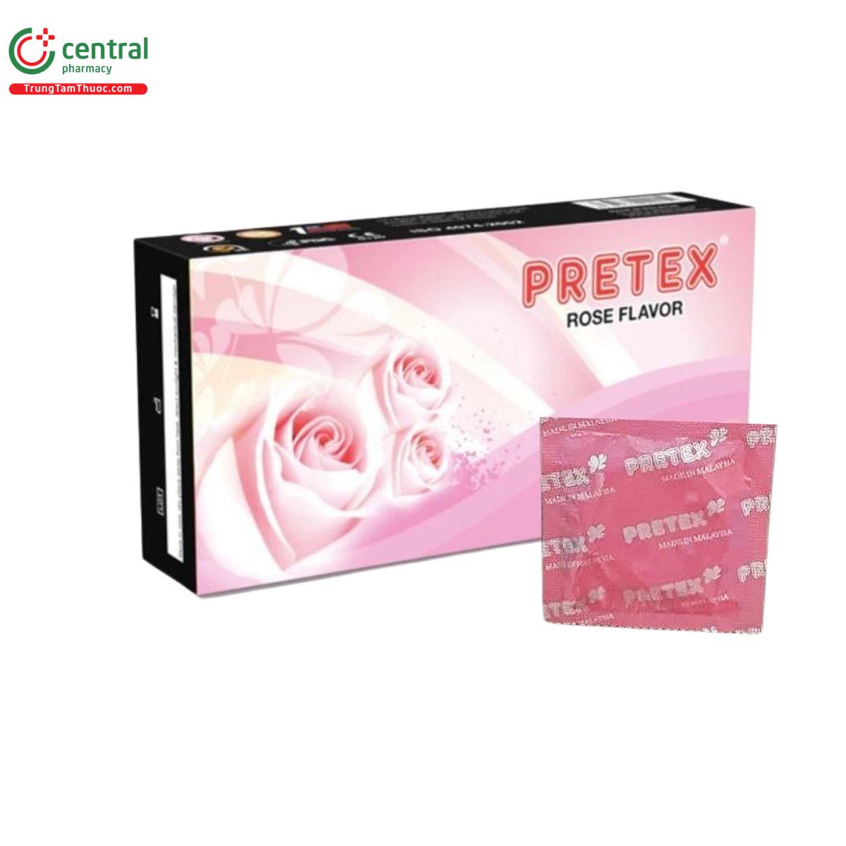 bao cao su pretex rose flavor 4 N5542