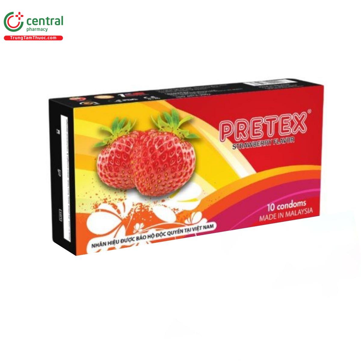 bao cao su pretex strawberry flavor 1 R7007