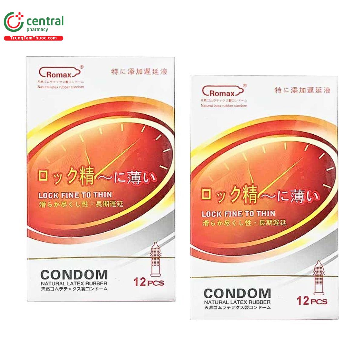 bao cao su romax lock fine to thin 2 M5311