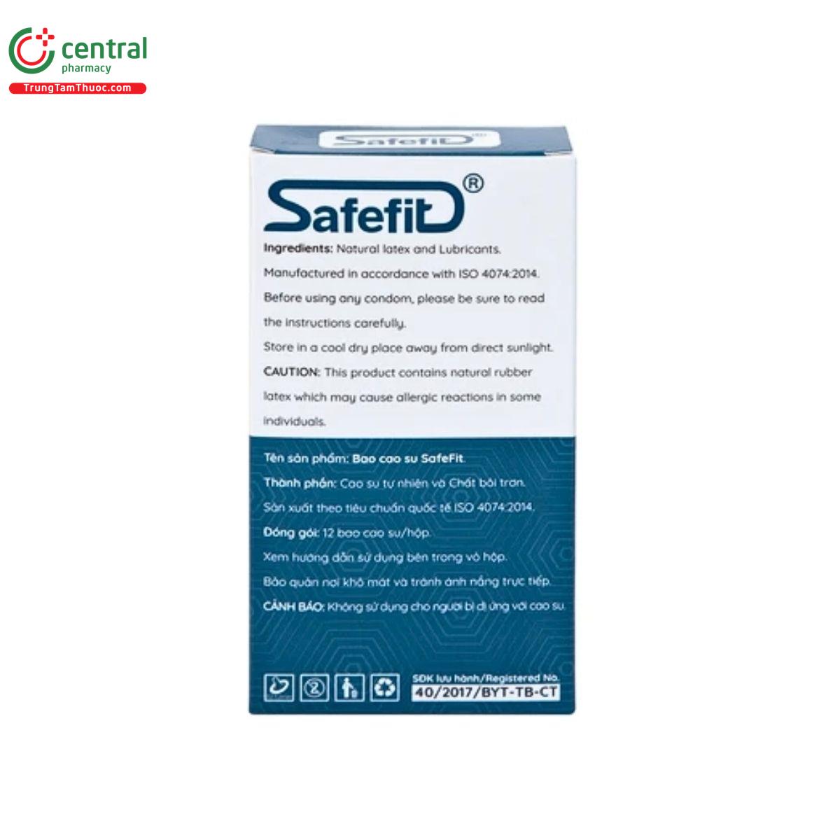 bao cao su safefit comfortable s52 3 S7225