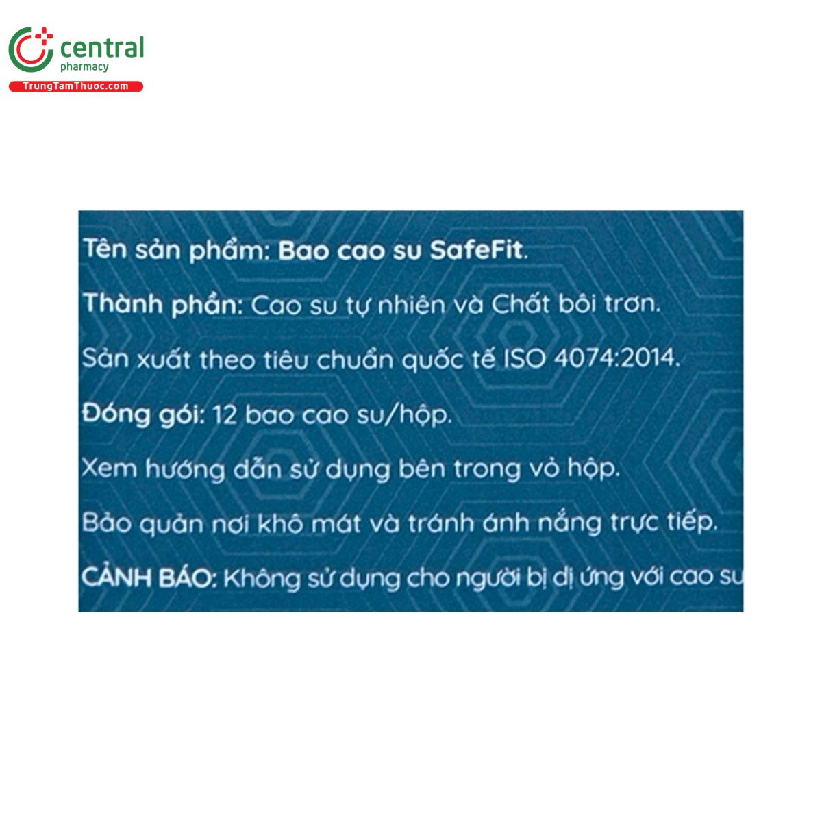 bao cao su safefit comfortable s52 7 S7720