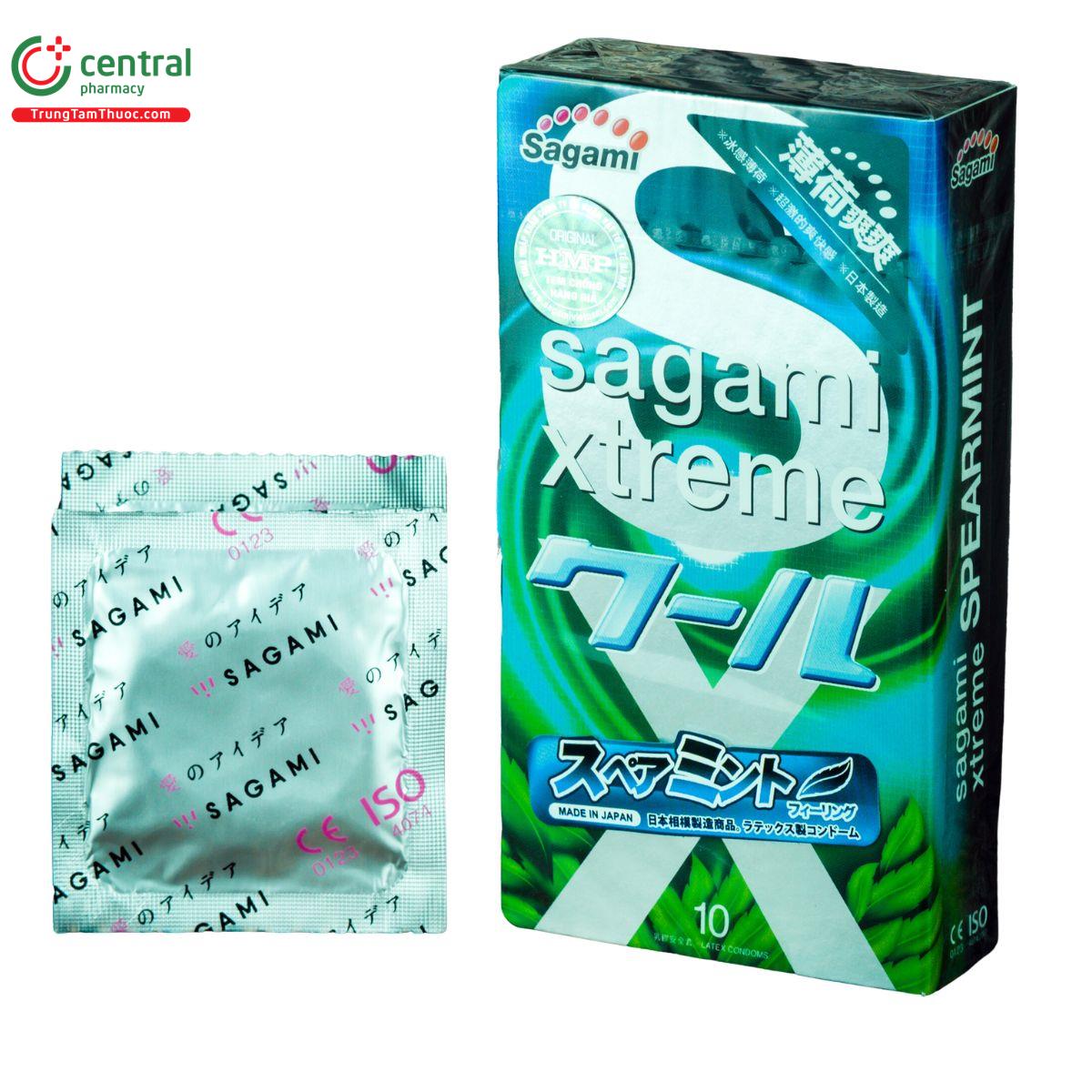 bao cao su sagami xtreme spearmint 8 T8784