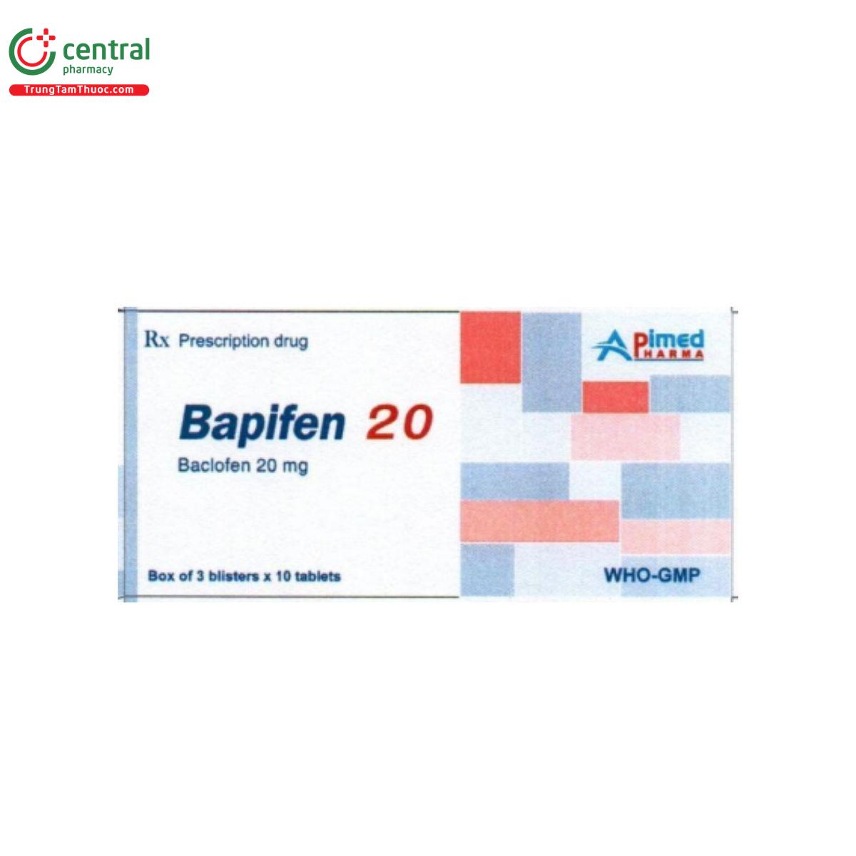 bapifen 20mg 2 O5876 bapifen 20mg 2 O5876
