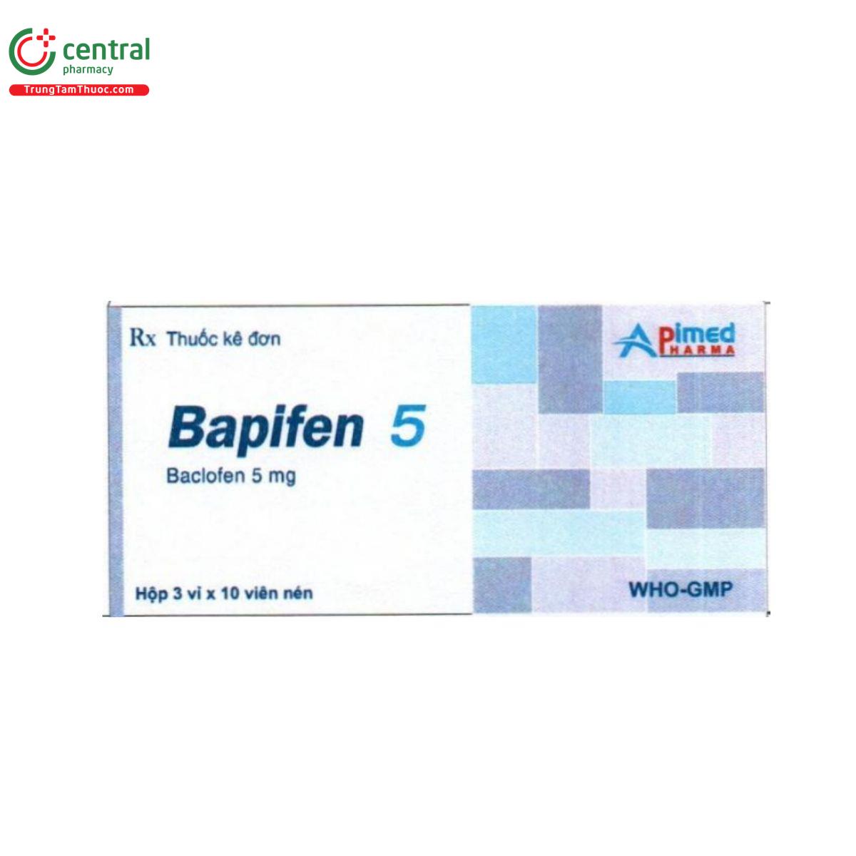 bapifen 5mg 2 C0286