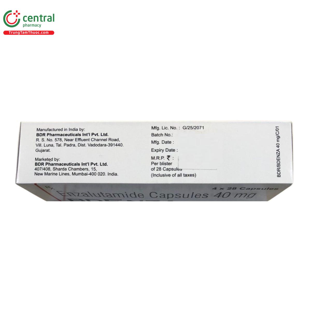 bdenza 40mg enzalutamide capsules 9 C1281