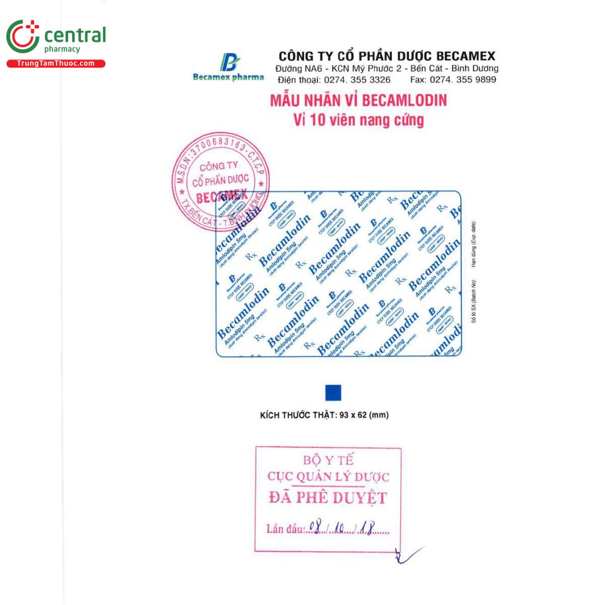 becamlodin 5mg 4 Q6615
