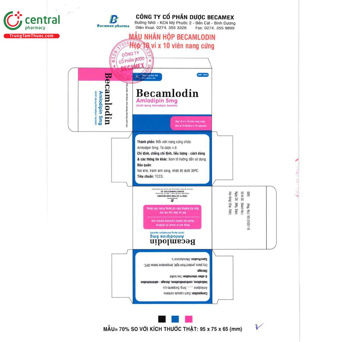 becamlodin 5mg 6 D1332